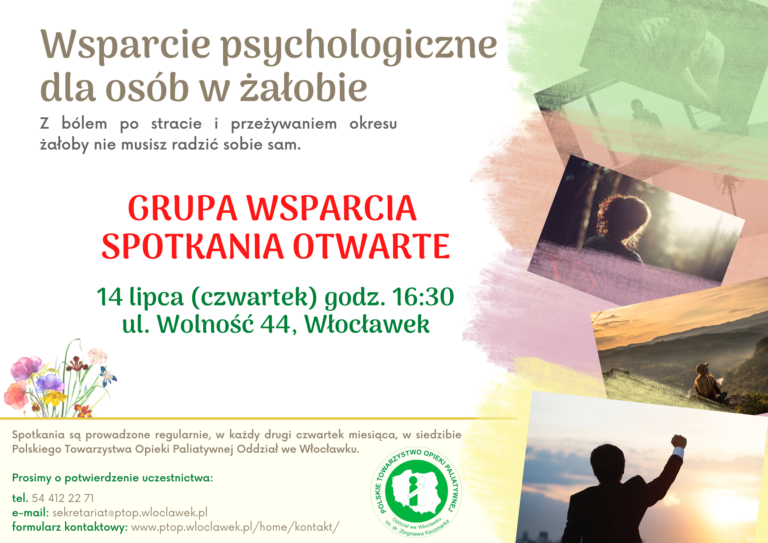 Read more about the article Wsparcie psychologiczne – spotkanie 14 lipca 2022 r.